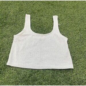 Zara Trafaluc Casual Knit Mint/Sea Foam Green Crop Top Size‎ Small